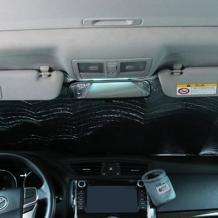 Cobertura de viseira para para-brisas de carro SUV, proteção solar, bloqueia o sol na janela frontal, proteção UV, tamanho: 140 x 75cm, 140*75cm