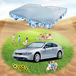 Cobertura de viseira para para-brisas de carro SUV, proteção solar, bloqueia o sol na janela frontal, proteção UV, tamanho: 140 x 75cm, 140*75cm