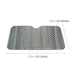 Protetor Solar para Para-Brisas de Carro Hatchback, Cobertura de Visor para Janela Frontal, Proteção UV, Tamanho: 130 x 70cm, 130*70cm