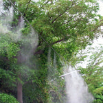 Sistema de Nebulização e Arrefecimento para Jardim e Relvado Exterior PE com 6 Bicos de Névoa, Comprimento: 6m, Comprimento: 6m