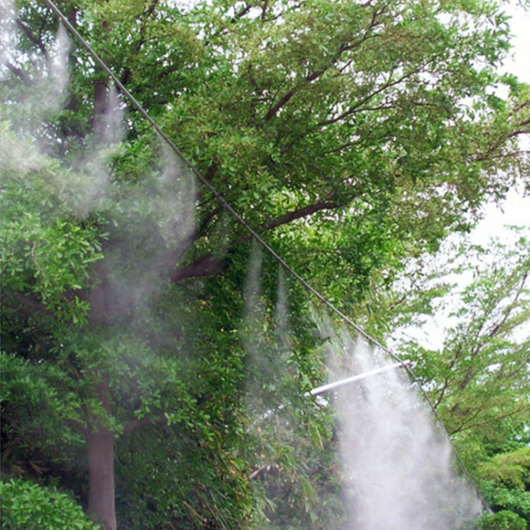 Sistema de Nebulização e Arrefecimento para Jardim e Relvado Exterior PE com 6 Bicos de Névoa, Comprimento: 6m, Comprimento: 6m