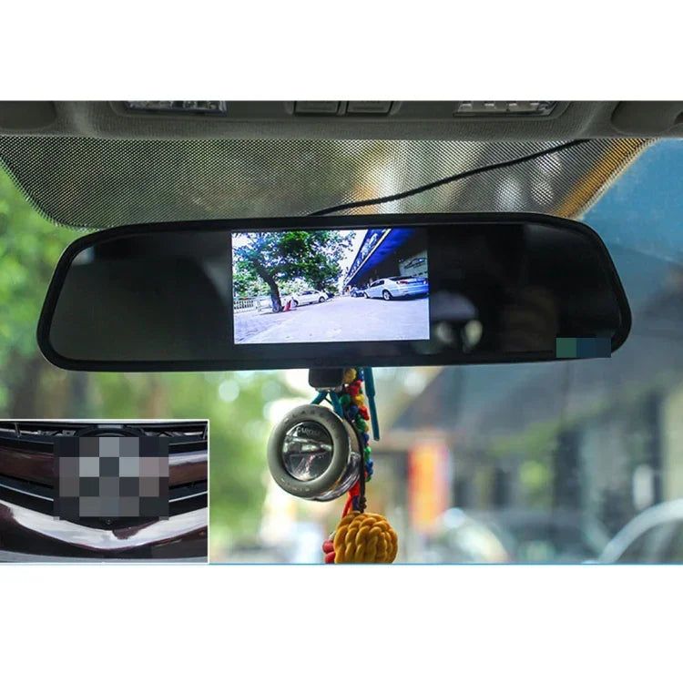 Monitor de Carro TFT-LCD a Cores 5,0 polegadas 480*272, Suporta Função Automática de Ecrã de Marcha-atrás, 5,0 polegadas 480*272