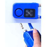 Alarme de Senha para Bicicleta IP44 Impermeável Alarme de Vibração Anti-Roubo