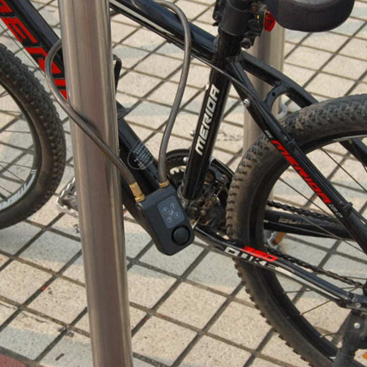 Alarme de Senha para Bicicleta IP44 Impermeável Alarme de Vibração Anti-Roubo