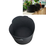 Saco de Cultivo para Plantas de 5 Galões, Tecido Não Tecido Espesso com Aeração, Recipiente com Alça, 5 Galões