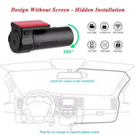 Mini Câmara de Tablier de Carro WiFi Monitor Gravador de Vídeo Full HD Dashcam Detecção de Movimento, Suporta Cartão TF & Android & IOS, K602