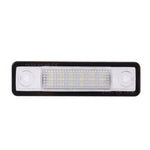 2 PCS DC 12V 2W 120LM 6000K LED License Plate Light 18-SMD Bulbs Lamps for Astra F 91-98, G Estate(F69) 98-05, Opel Corsa B 93-00, Omega A 86-94, For Astra/Opel Corsa