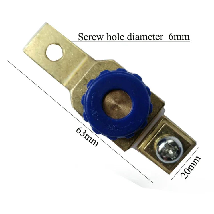Interruptor de Bateria para Motociclo DC12V 80A Terminal de Corte Anti-fugas, Interruptor de Bateria