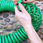 Série de Rega de Jardim Mangueira de Tubo de Primavera Telescópico em Espiral com Adaptador e Conector de Água, Comprimento: 30m, Tubo Telescópico de 30m