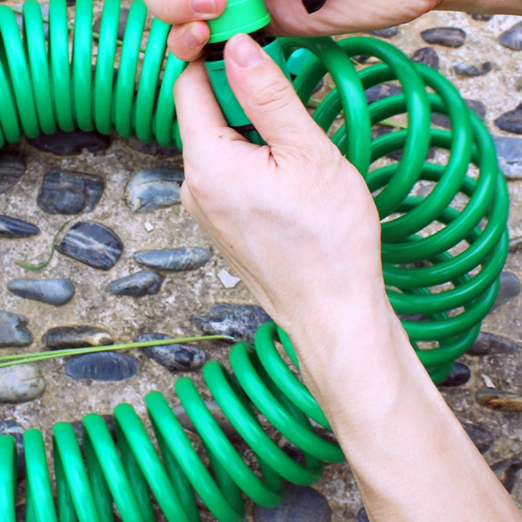 Série de Rega de Jardim Mangueira de Tubo de Primavera Telescópico em Espiral com Adaptador e Conector de Água, Comprimento: 30m, Tubo Telescópico de 30m