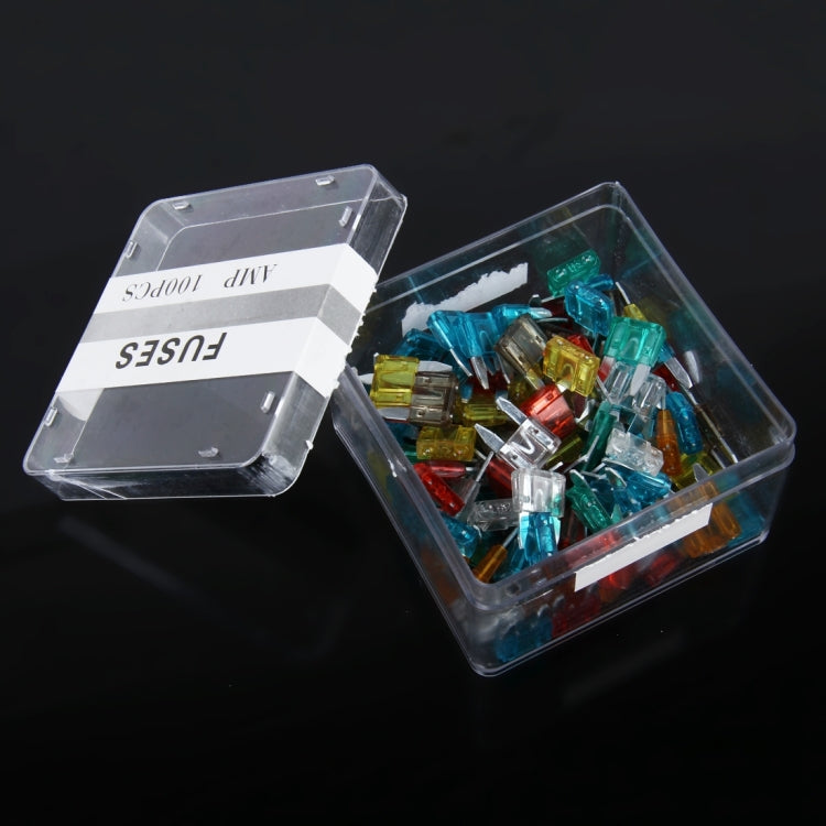 100 PCS 5Amp 7.5Amp 10Amp 15Amp 20Amp 25Amp 30Amp Add-a-circuit Fuse Tap Adapter Blade Fuse Holder(Medium Size), Medium Size
