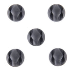 5 PCS Double Hole Cable Clips, Cable Management System and Cord Organizer Solution, 5 PCS Double Cable Clips(Black), 5 PCS Double Cable Clips(Grey), 5 PCS Double Cable Clips(Brown)
