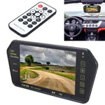 Monitor de Carro TFT-LCD a Cores 7 polegadas 480*234 com Bluetooth MP5 Player, Suporta Função Automática de Ecrã de Marcha-atrás, 7 polegadas 480*234