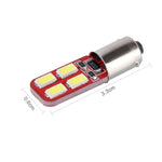 10 PCS BA9S 3W 200lm 6000K 8 SMD-5730 LEDs Car Clearance Light Lamp, DC 12V, 3W 200lm 6000K