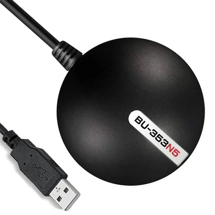 Receptor GPS BU-353N5 com Interface USB G Mouse Módulo SiRF Star IV, BU-353N5