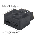 Dispositivo de Posicionamento Veicular OBD GPS (GPS+2G GSM+SMS / GPRS) Sistema Quad-band Suporta Cerca Eletrónica e Consulta de Localização por SMS, OBD GPS