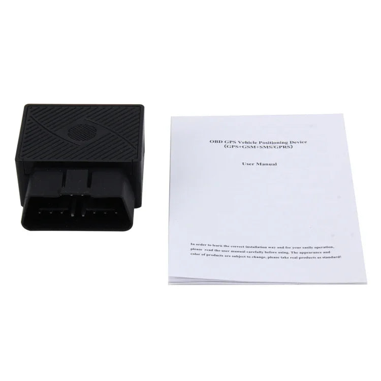 Dispositivo de Posicionamento Veicular OBD GPS (GPS+2G GSM+SMS / GPRS) Sistema Quad-band Suporta Cerca Eletrónica e Consulta de Localização por SMS, OBD GPS