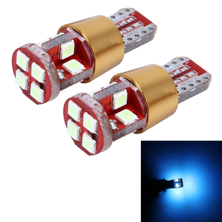2 Unidades Luz de Sinalização Automóvel T10 3W Corrente Constante com 12 Lâmpadas SMD-3030, DC 9-18V, 12 Lâmpadas SMD-3030