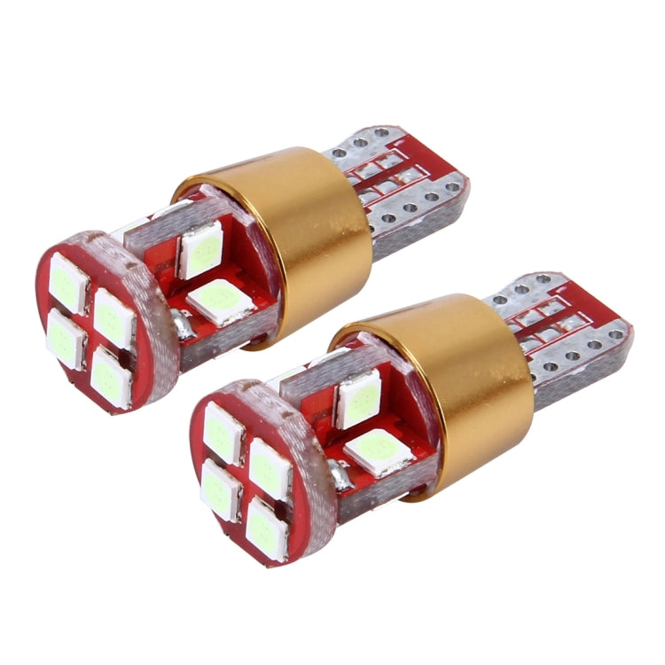 2 Unidades Luz de Sinalização Automóvel T10 3W Corrente Constante com 12 Lâmpadas SMD-3030, DC 9-18V, 12 Lâmpadas SMD-3030