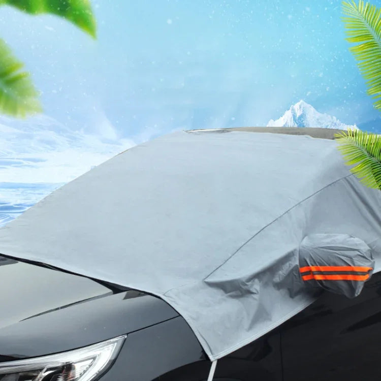 Cobertura de Neve para Para-Brisas de Carro, Tecido Protetor Solar, Escudo Protetor Contra Geada, 240 x 210 cm