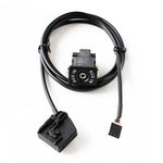 AUX Adapter Switch Plug + Wiring Hardness for Volkswagen Audi MFD2 RNS2 / Ford, Cable Length: 1.5m, For  Volkswagen / Audi / Ford