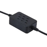 Caixa de Alimentação Universal para DVR de Carro para Gravador de Dados de Viagem do Veículo Entrada 8V - 48V Saída 5V 2A, Comprimento do Cabo: 3m, Comprimento do Cabo do DVR do Carro: 3m