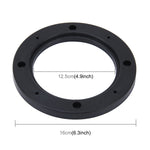 2 PCS 5 inch Car Auto ABS Loudspeaker Base Protection Hollow Cover Holder Mat, Inner Diameter: 12.5cm, 12.5cm
