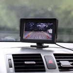 Monitor Automóvel Universal de Alta Definição de 4,3 polegadas com Suporte Ajustável, Suporta Função Automática de Ecrã Inverso, 4,3 polegadas