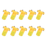 10 PCS 2W T3 Wedge Instrument Panel LED Light Dashboard Gauge Cluster Indicator Lamp Bulb, 2W T3, T3