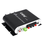 Amplificador de Subwoofer de Áudio HIFI 2.1CH para Carro, Suporta MP3