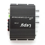 Amplificador de Subwoofer de Áudio HIFI 2.1CH para Carro, Suporta MP3