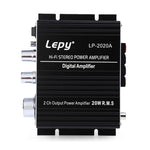 LP-2020A Amplificador HIFI para Carro / Casa, Suporta MP3, Ficha UK com Fonte de Alimentação 3A, Ficha UK