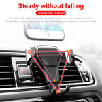 Litchi Texture Gravity Car Mount Phone Holder, Litchi Texture(Black), Litchi Texture(White)