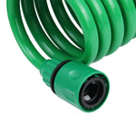 Série de Rega de Jardim Mangueira de Tubo de Primavera Telescópico em Espiral com Adaptador e Conector de Água, Comprimento: 15m, Tubo Telescópico de 15m