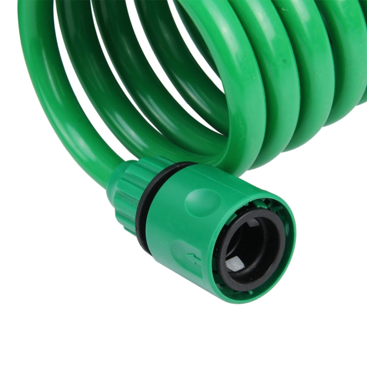 Série de Rega de Jardim Mangueira de Tubo de Primavera Telescópico em Espiral com Adaptador e Conector de Água, Comprimento: 15m, Tubo Telescópico de 15m