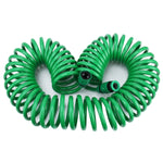 Série de Rega de Jardim Mangueira de Tubo de Primavera Telescópico em Espiral com Adaptador e Conector de Água, Comprimento: 15m, Tubo Telescópico de 15m