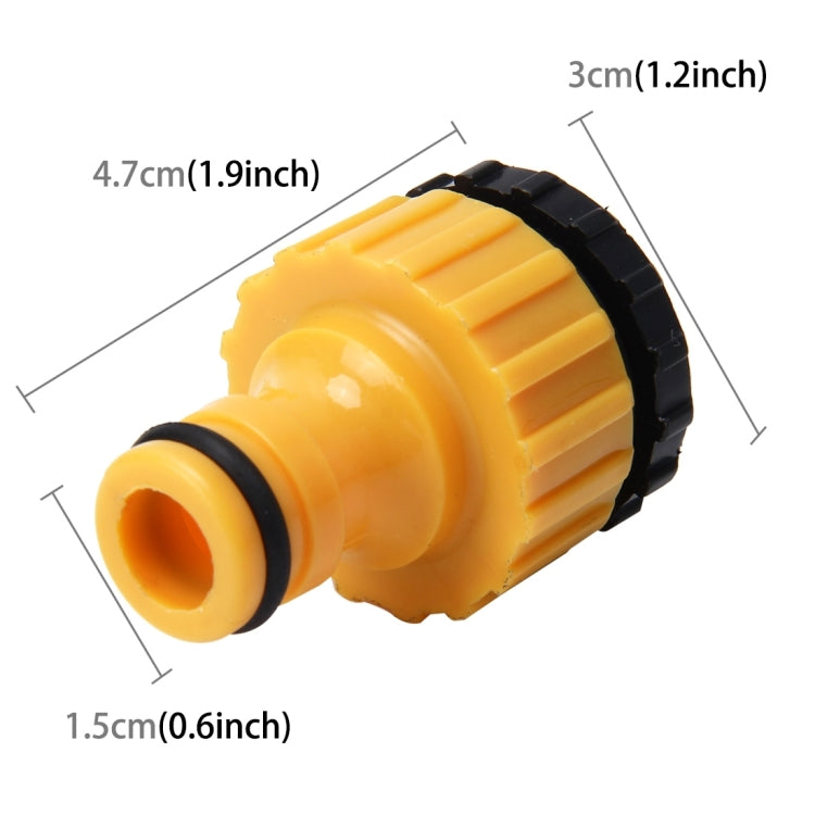 Conector Universal de Mangueira para Torneira Conector Rápido para Máquina de Lavar, Canhões de Água e Sistema de Regadores para Jardim e Relvado, Compatível com Tubos de 1/2 polegada e 3/4 polegada