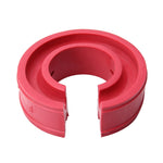 2 PCS Car Auto C Type Shock Absorber Spring Bumper Power Cushion Buffer, Spring Spacing: 27mm, Colloid Height: 50mm(Red), C  Type(Spring Spacing: 27mm, Height: 50mm)