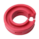 2 PCS Car Auto C Type Shock Absorber Spring Bumper Power Cushion Buffer, Spring Spacing: 27mm, Colloid Height: 50mm(Red), C  Type(Spring Spacing: 27mm, Height: 50mm)