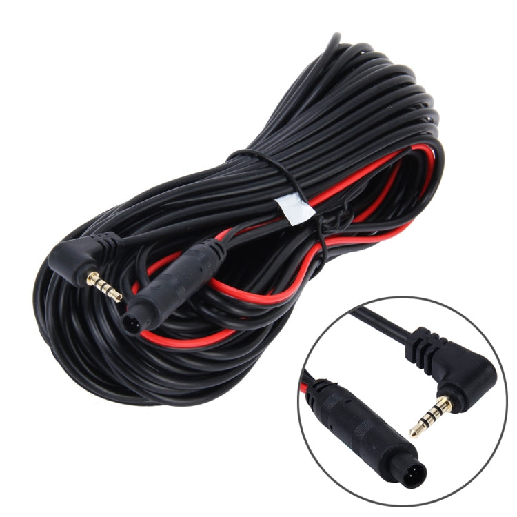 9m 4P Male & 2.5mm Female to 2.5mm Reversing Camera Extension Cord Rearview Mirror Vehicle Traveling Data Recorder Video Conversion for BMW, 9m 4P