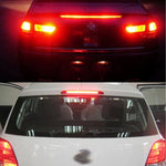 7443 5W 350LM 60LEDs DC 12V 6000K SMD-4014 Car Auto Brake Light Turn Signal Lights (White Light+Yellow Light), 7443 5W