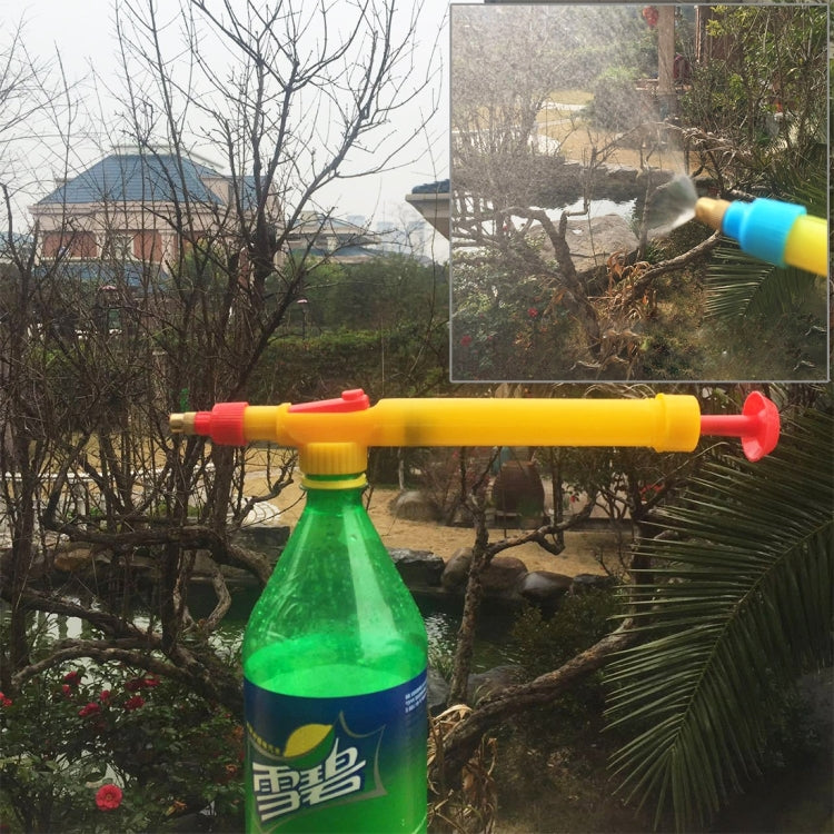 Pulverizador Manual de Alta Pressão para Garrafa Plástica de Bebidas, Pistola de Carrinho, Pulverizador Recíproco para Garrafa de Coca-Cola, Cor Entregue Aleatoriamente, 1 Unidade