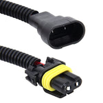 2 PCS 9005/9006 Car HID Xenon Headlight Male to Female Conversion Cable, 9005/9006