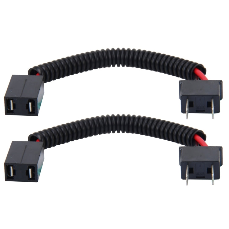 2 PCS H7 Car HID Xenon Headlight Male to Female Conversion Cable, H7