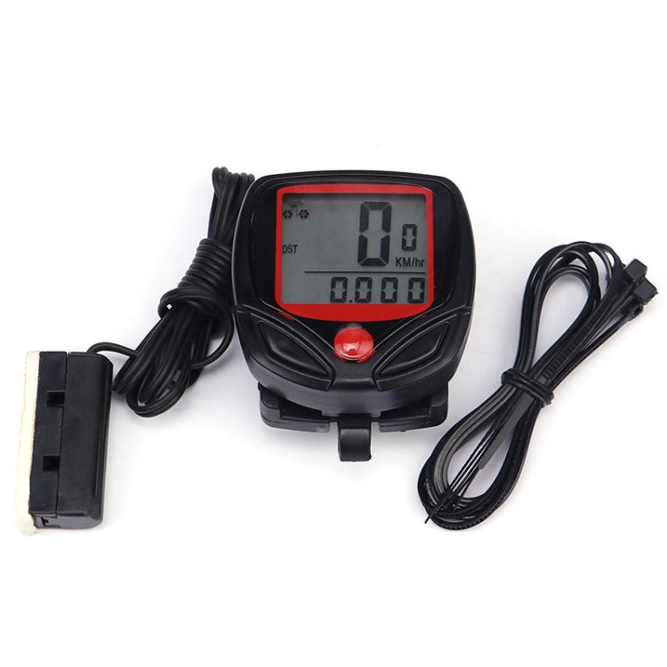 Computador de Bicicleta Impermeável Inglês com 14 Funções LCD Odómetro Velocímetro, SD-548B