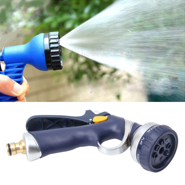 Pistola de Água para Jardim Multifuncional com 8 Funções, Pistola de Pulverização para Jardinagem com Bicos Ajustáveis, 8 Padrões