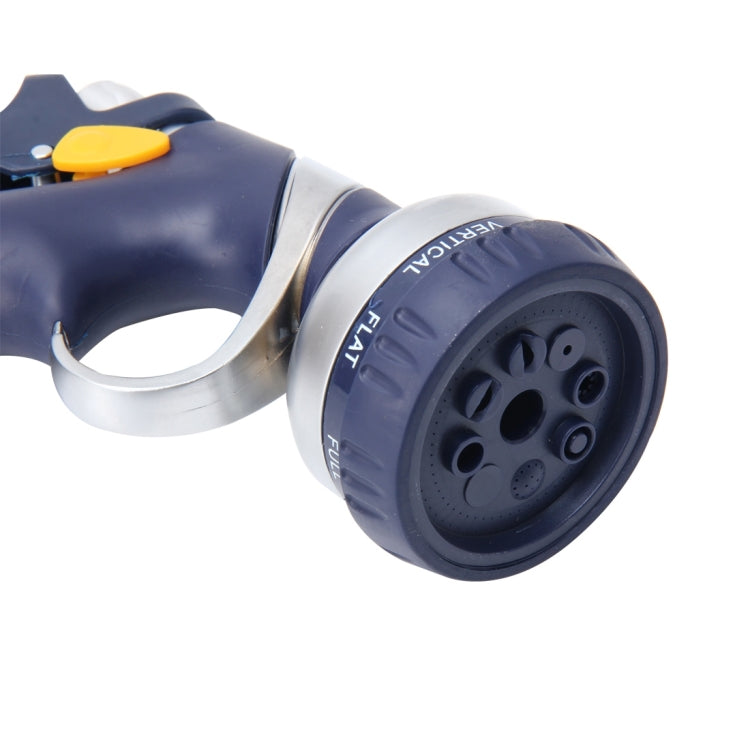 Pistola de Água para Jardim Multifuncional com 8 Funções, Pistola de Pulverização para Jardinagem com Bicos Ajustáveis, 8 Padrões
