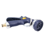 Pistola de Água para Jardim Multifuncional com 8 Funções, Pistola de Pulverização para Jardinagem com Bicos Ajustáveis, 8 Padrões