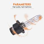 2 PCS D2R 35W 3800 LM 6000K HID Bulbs Xenon Lights Lamps, DC 12V, D2R