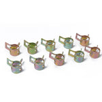 10 PCS 6mm Car Spring Clip Fuel Line Hose Clip Water Pipe Air Tube Clamp Fastener, 10 PCS 6mm